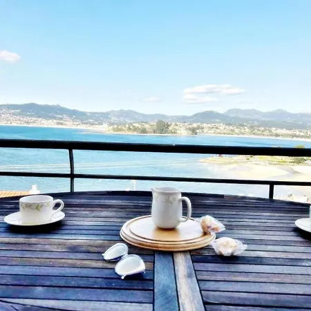 Holibai, Marino, Viva La Experiencia Del Mar Desde Su Terraza, Baiona, Galicia Appartamento